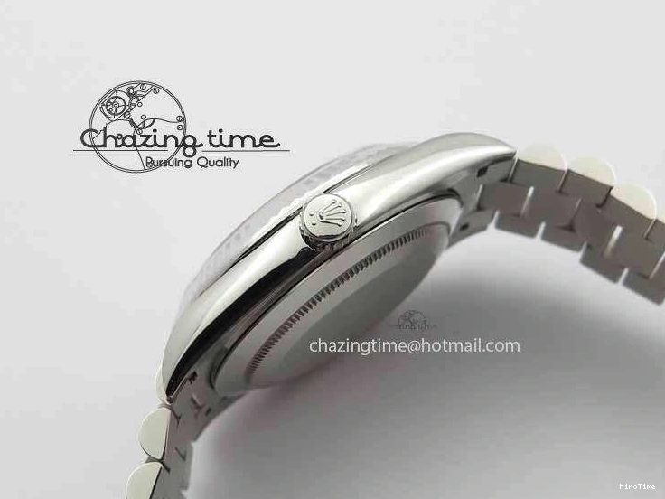 MiroTime 0503 Day Date 40mm SS BP Maker Best Edition Black Dial Diamond Markers On SS Bracelet A Casual 3691